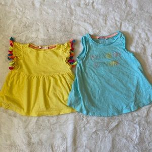 3T/4T girls Original Marines tops. Lot of 2